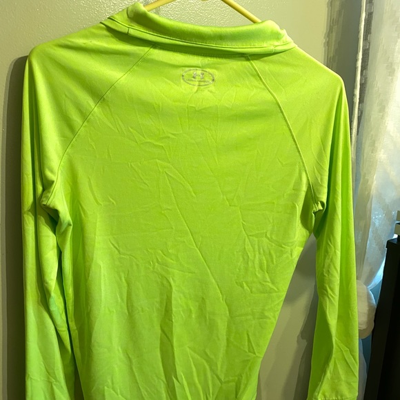 Green Under Amour Quarter Zip - Picture 2 of 4